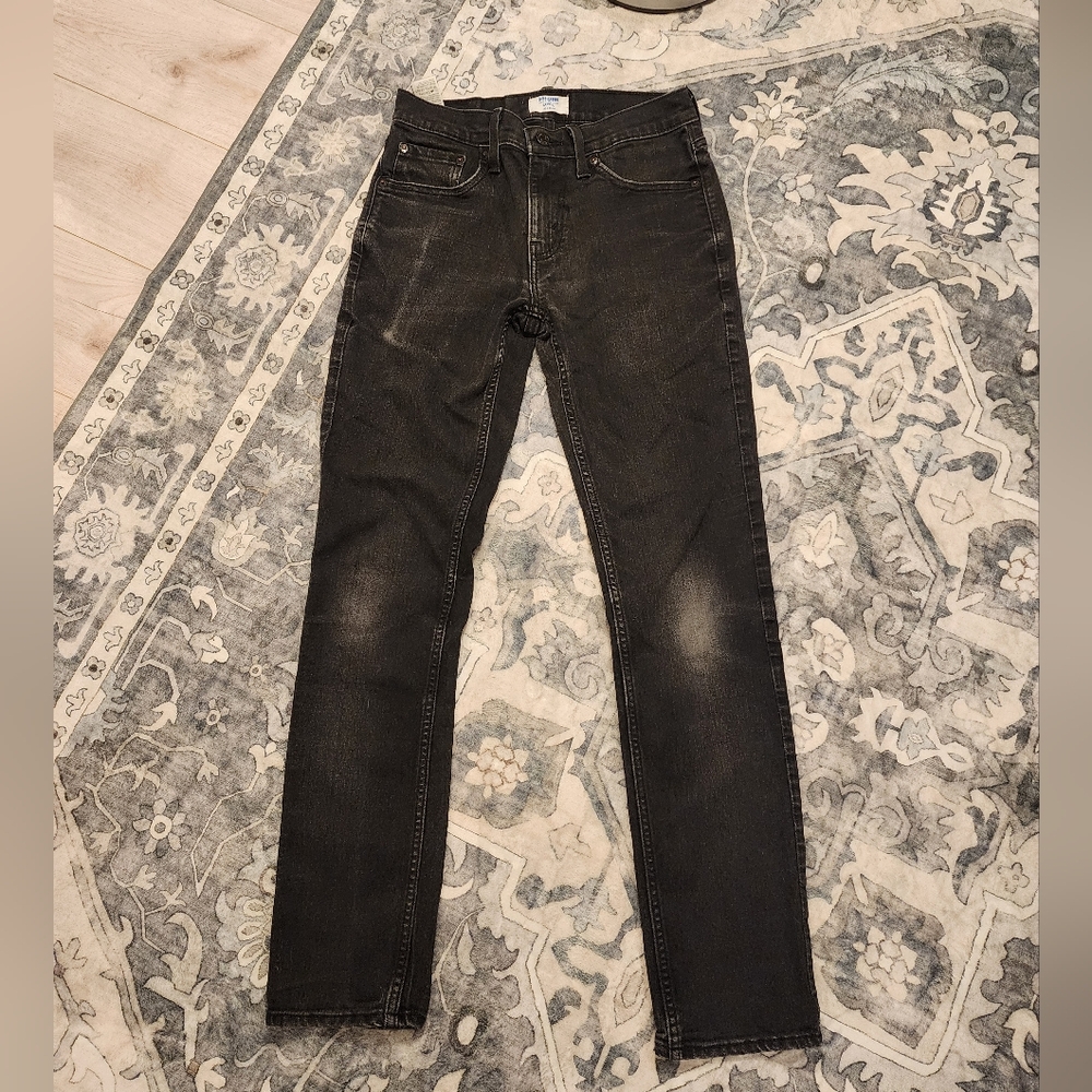 Denizen From Levis Boys Teen Black Straight Jeans W29 L32